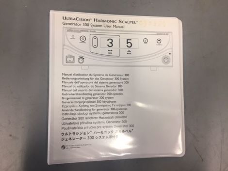 Ultracision Harmonic Scalpel Generator 300 System User Manual